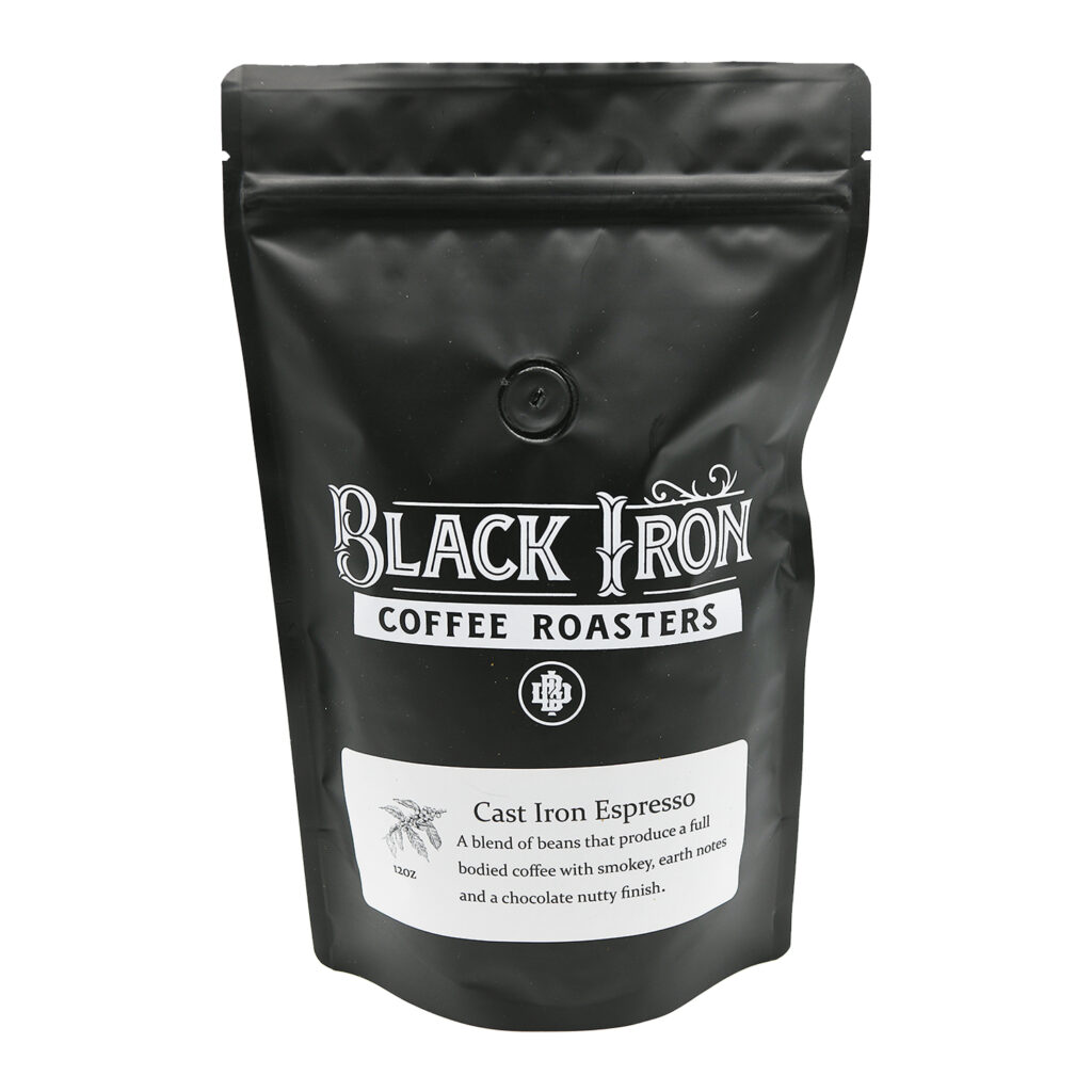 Cast Iron Espresso Blend Black Iron Coffee Roasters